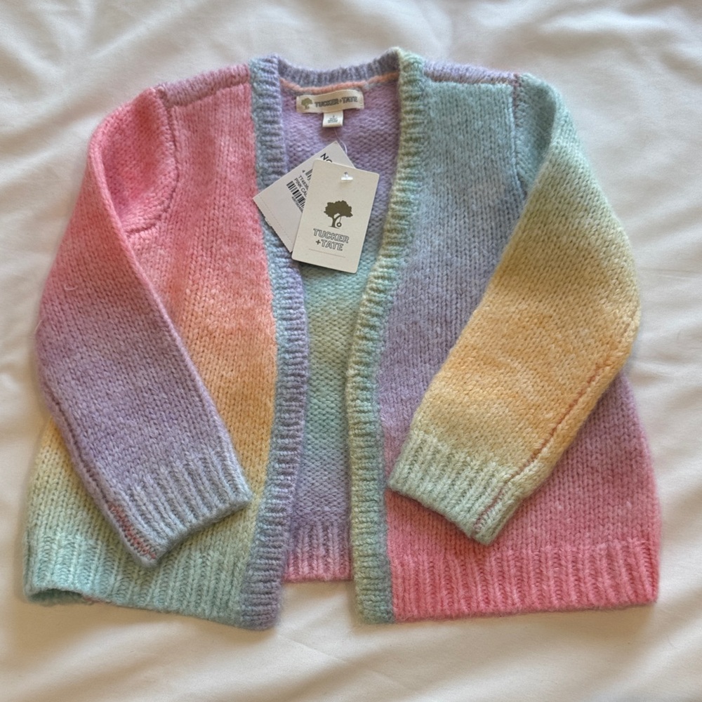 Colorful Knit Cardigan